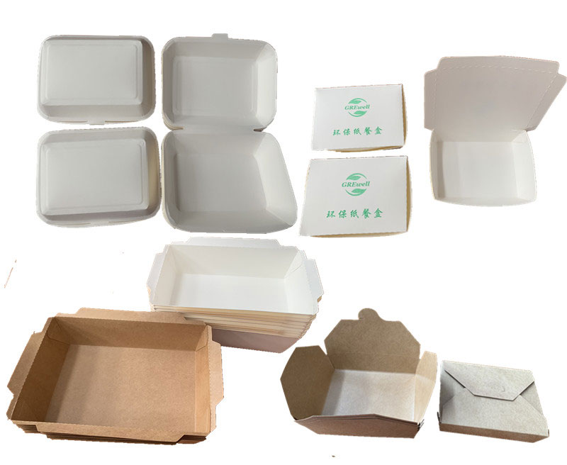 Paper lunch box samples